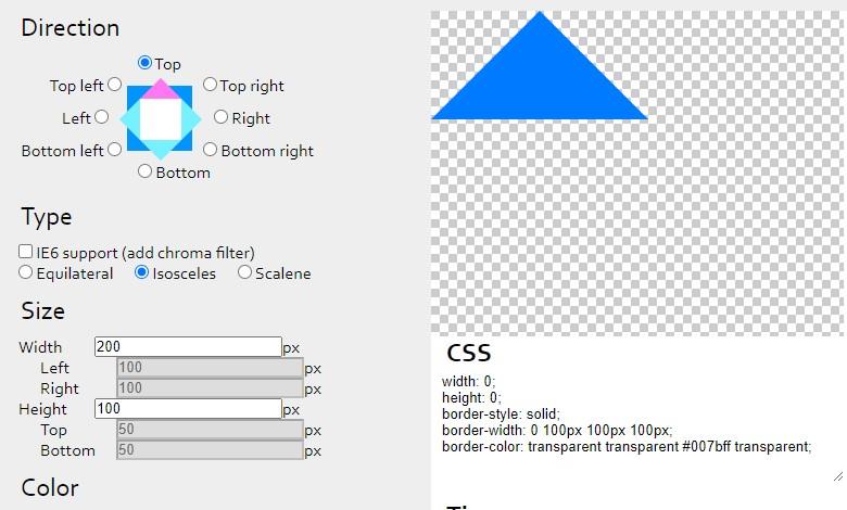 CSS Triangle Generator - Home